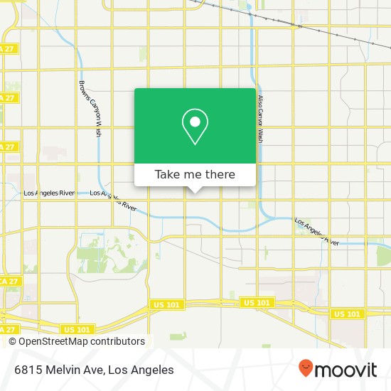 Mapa de 6815 Melvin Ave