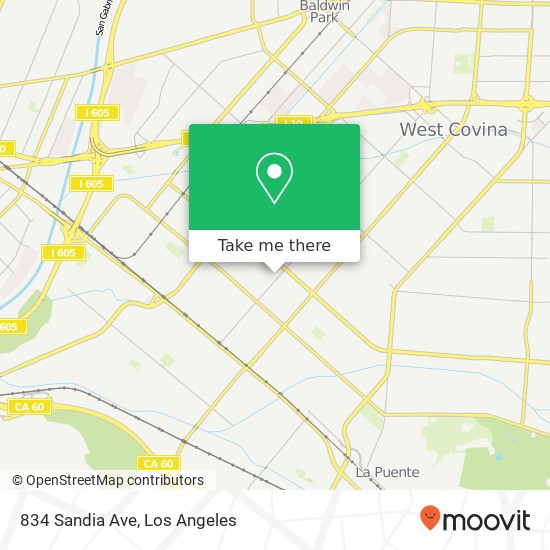 834 Sandia Ave map