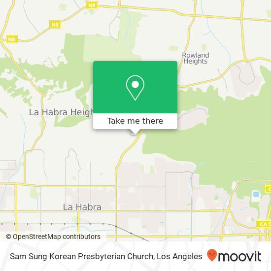 Mapa de Sam Sung Korean Presbyterian Church