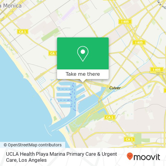 UCLA Health Playa Marina Primary Care & Urgent Care map