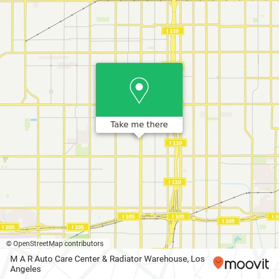 Mapa de M A R Auto Care Center & Radiator Warehouse