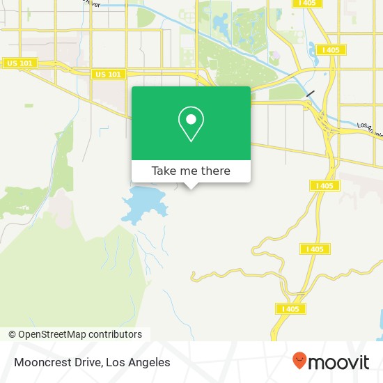 Mapa de Mooncrest Drive