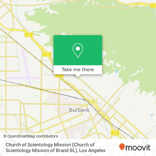 Church of Scientology Mission (Church of Scientology Mission of Brand BL) map