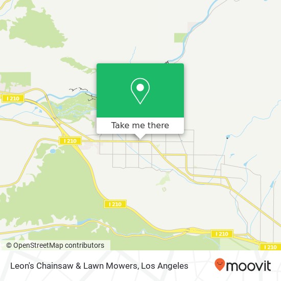 Mapa de Leon's Chainsaw & Lawn Mowers