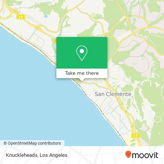 Knuckleheads, 1717 N El Camino Real San Clemente, CA 92672 map