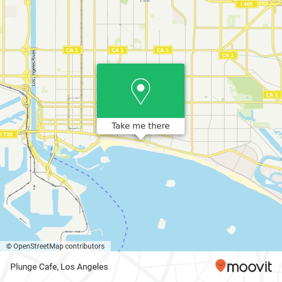 Mapa de Plunge Cafe, 1900 E Ocean Blvd Long Beach, CA 90802