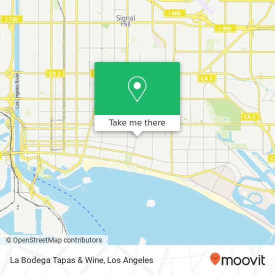 Mapa de La Bodega Tapas & Wine, 2306 E 4th St Long Beach, CA 90814