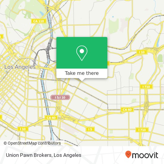 Union Pawn Brokers map
