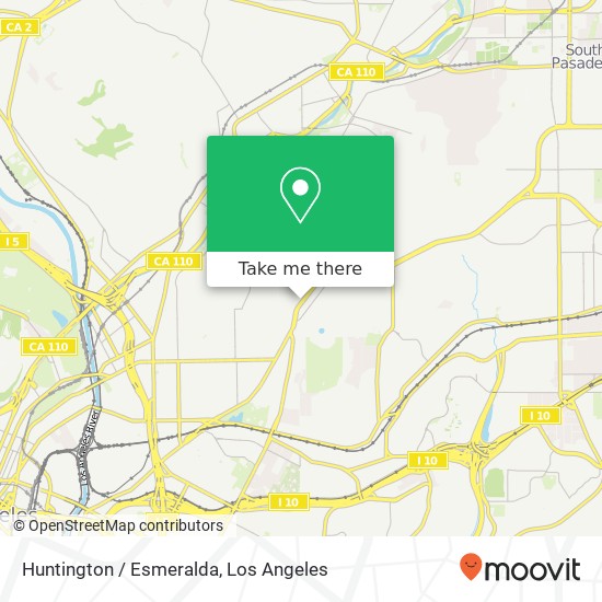 Huntington / Esmeralda map