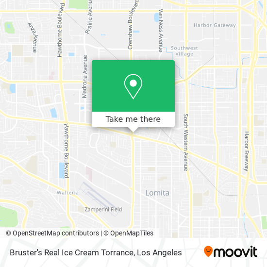 Bruster's Real Ice Cream Torrance map