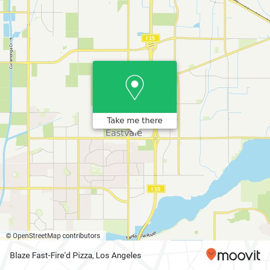 Blaze Fast-Fire'd Pizza, 12523 Limonite Ave Eastvale, CA 91752 map