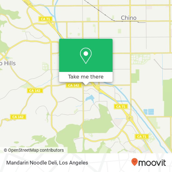 Mapa de Mandarin Noodle Deli, 4183 Chino Hills Pkwy Chino Hills, CA 91709