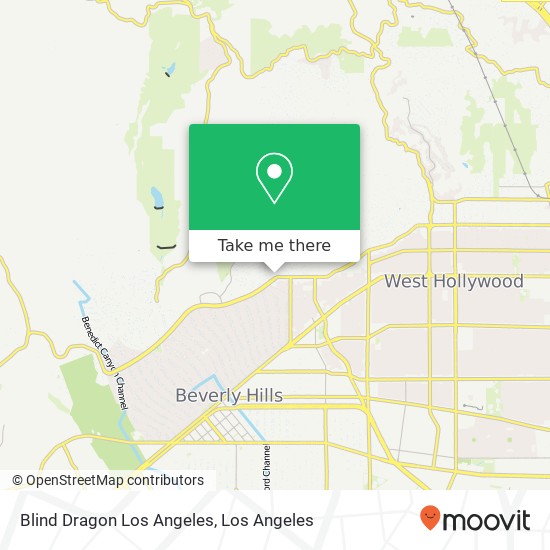 Mapa de Blind Dragon Los Angeles