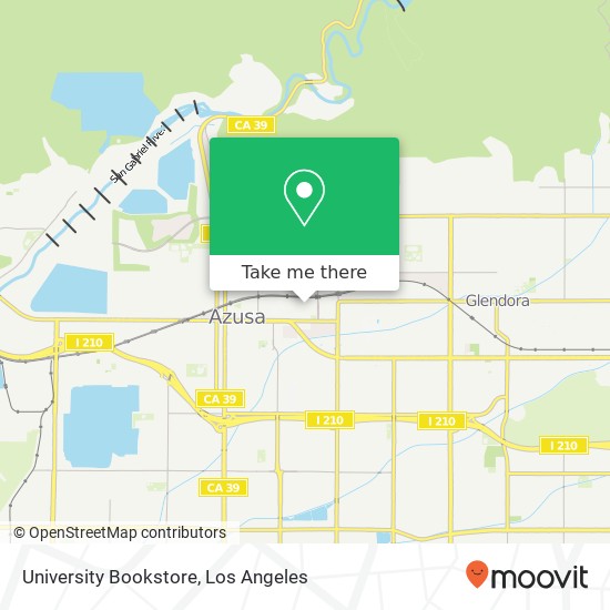 University Bookstore map