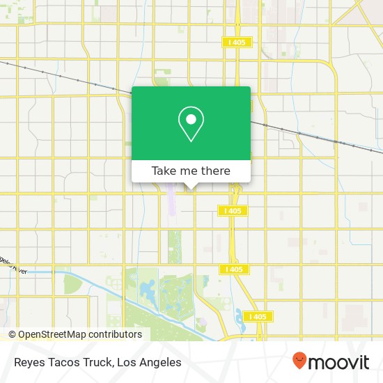 Mapa de Reyes Tacos Truck, 16119 Sherman Way Van Nuys, CA 91406