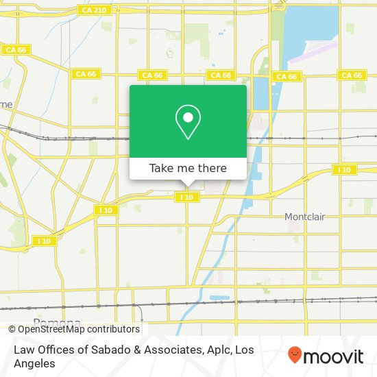 Mapa de Law Offices of Sabado & Associates, Aplc