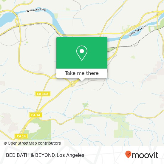 BED BATH & BEYOND map