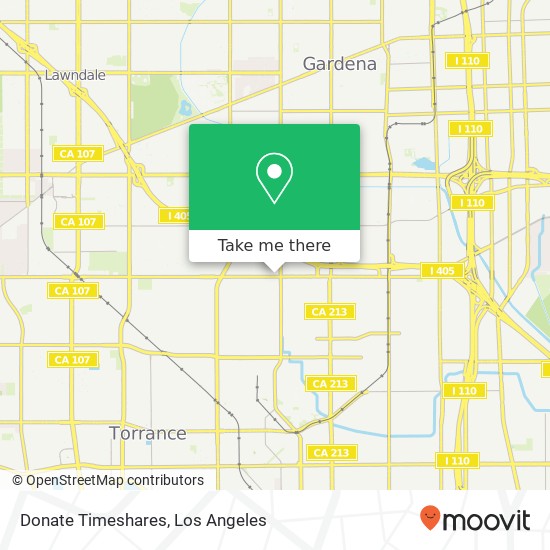 Mapa de Donate Timeshares