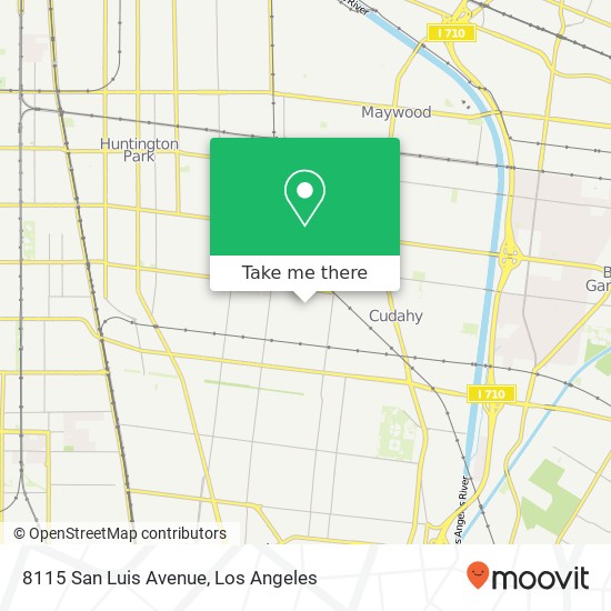 8115 San Luis Avenue map