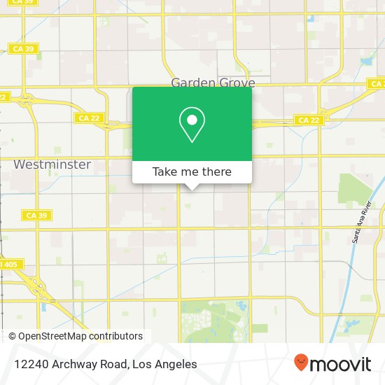 12240 Archway Road map