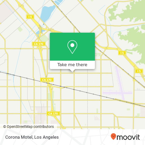 Corona Motel map
