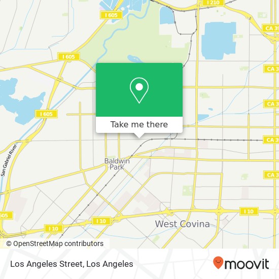 Los Angeles Street map