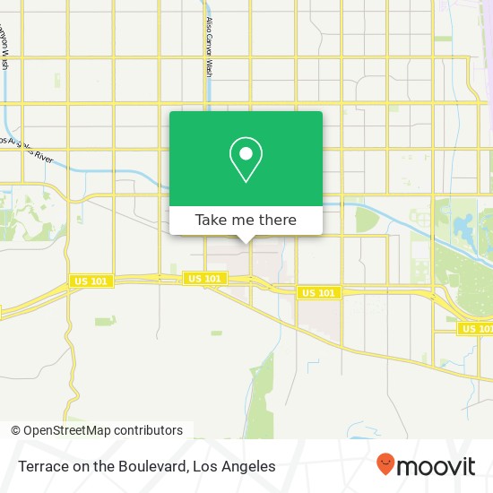 Mapa de Terrace on the Boulevard