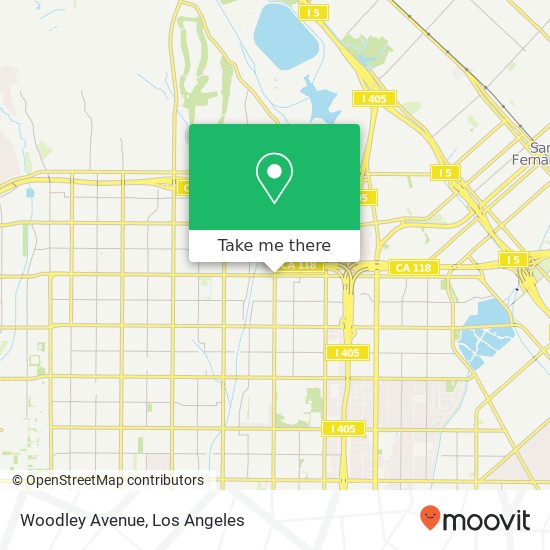 Woodley Avenue map