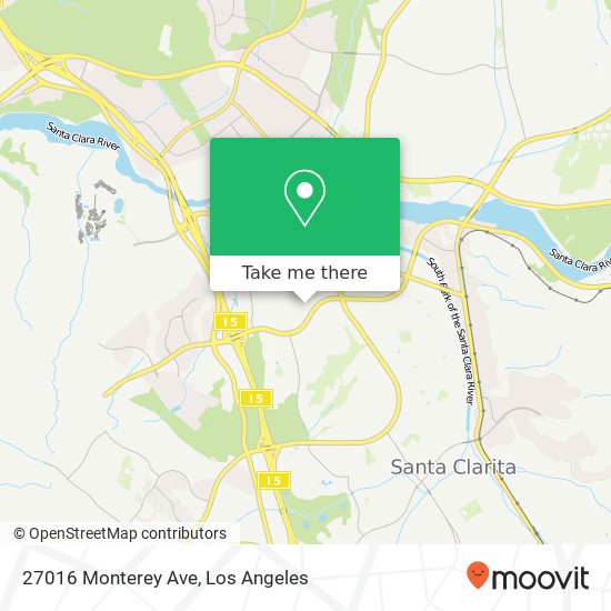 Mapa de 27016 Monterey Ave