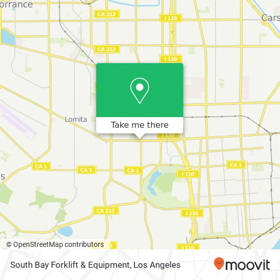 South Bay Forklift & Equipment map