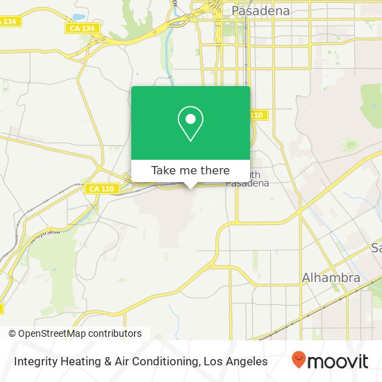 Integrity Heating & Air Conditioning map
