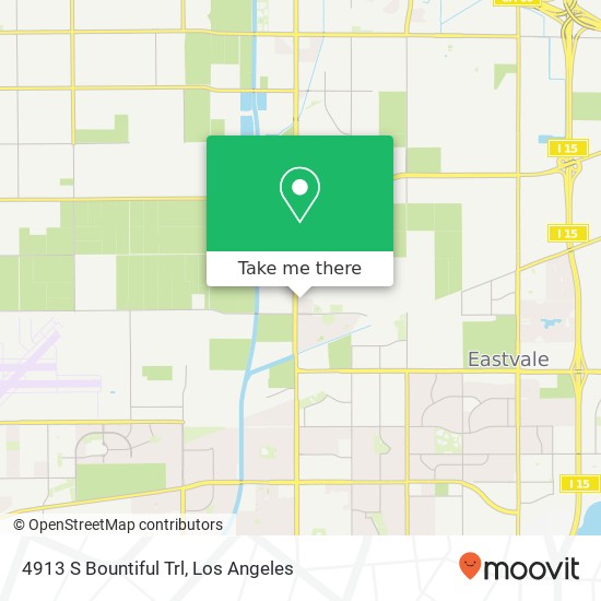 4913 S Bountiful Trl map