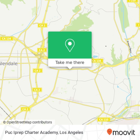 Mapa de Puc Iprep Charter Academy