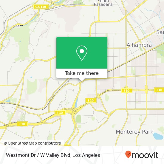Westmont Dr / W Valley Blvd map