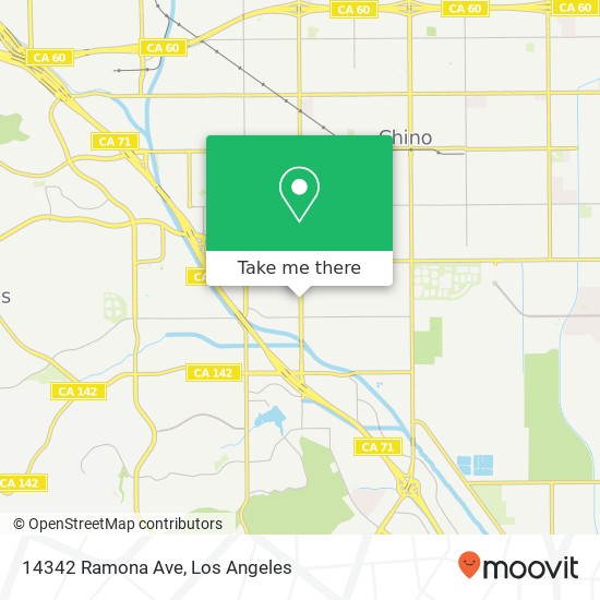 14342 Ramona Ave map