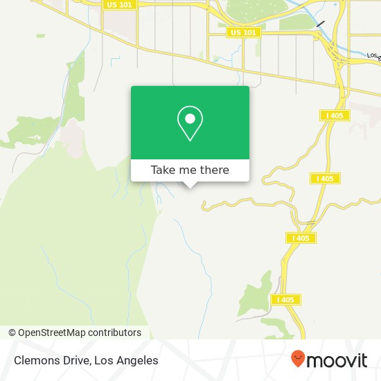 Clemons Drive map