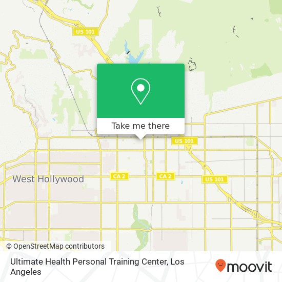 Mapa de Ultimate Health Personal Training Center