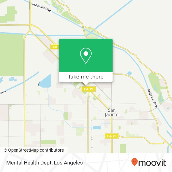 Mental Health Dept map