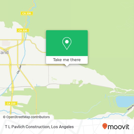 T L Pavlich Construction map