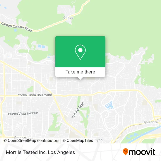 Morr Is Tested Inc map
