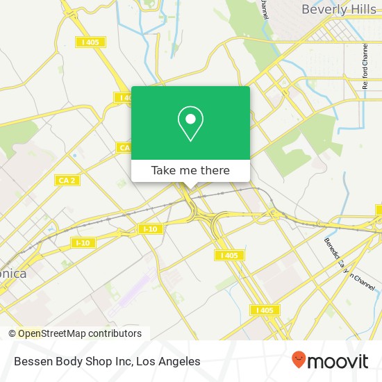 Bessen Body Shop Inc map