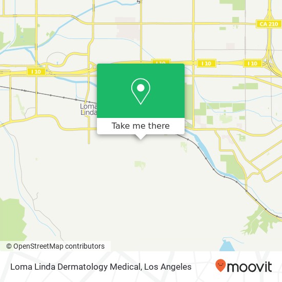 Loma Linda Dermatology Medical map