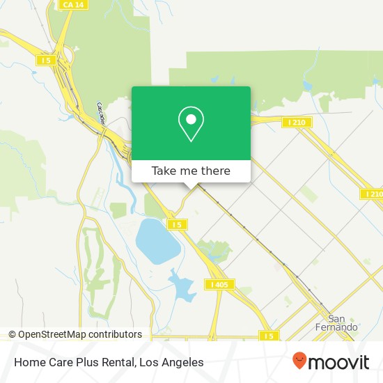 Mapa de Home Care Plus Rental