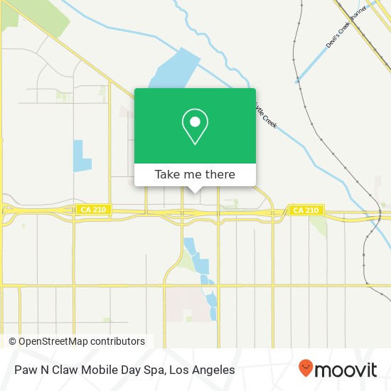 Paw N Claw Mobile Day Spa map