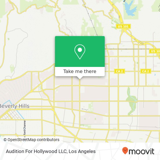 Audition For Hollywood LLC map