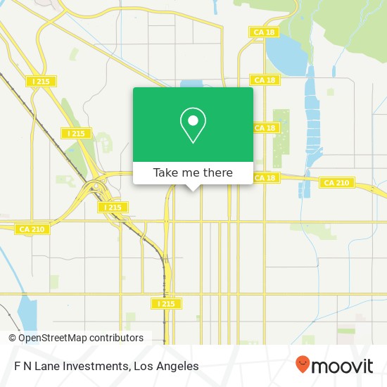 F N Lane Investments map