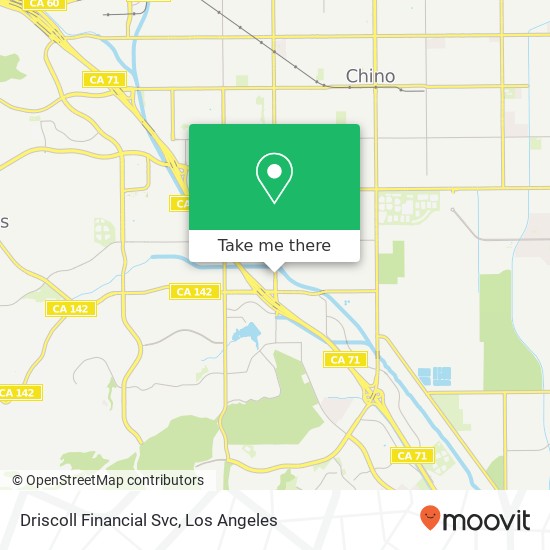 Mapa de Driscoll Financial Svc