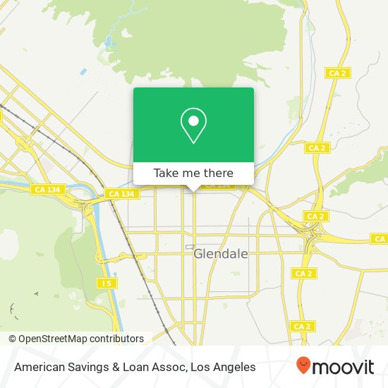 Mapa de American Savings & Loan Assoc