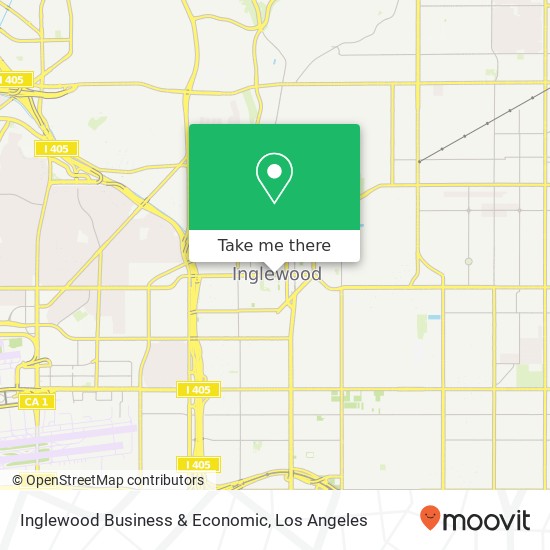 Mapa de Inglewood Business & Economic