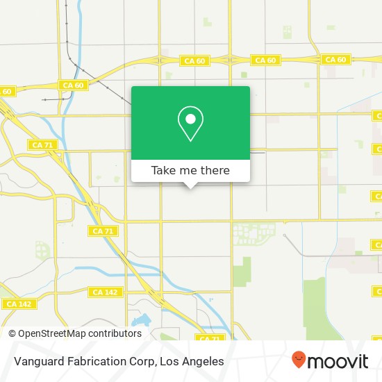 Vanguard Fabrication Corp map